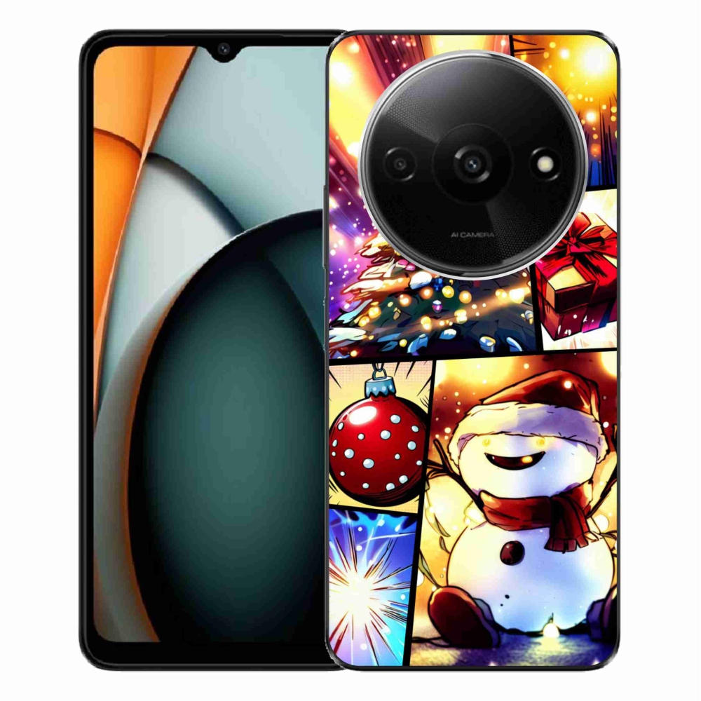 Gél borítás mmCase a Xiaomi Redmi A3-hoz - Karácsonyi motívumok 1