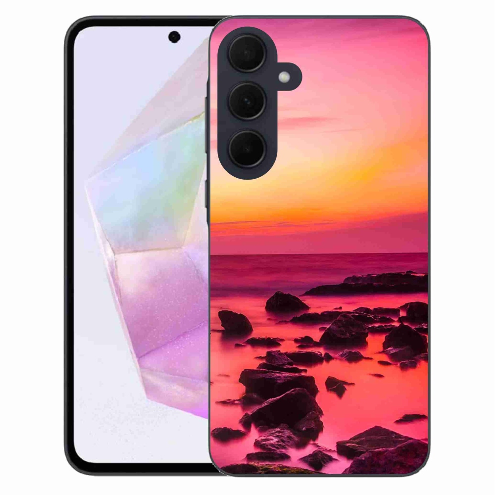 Gél borítás mmCase Samsung Galaxy A35 5G - tenger és ragyogás