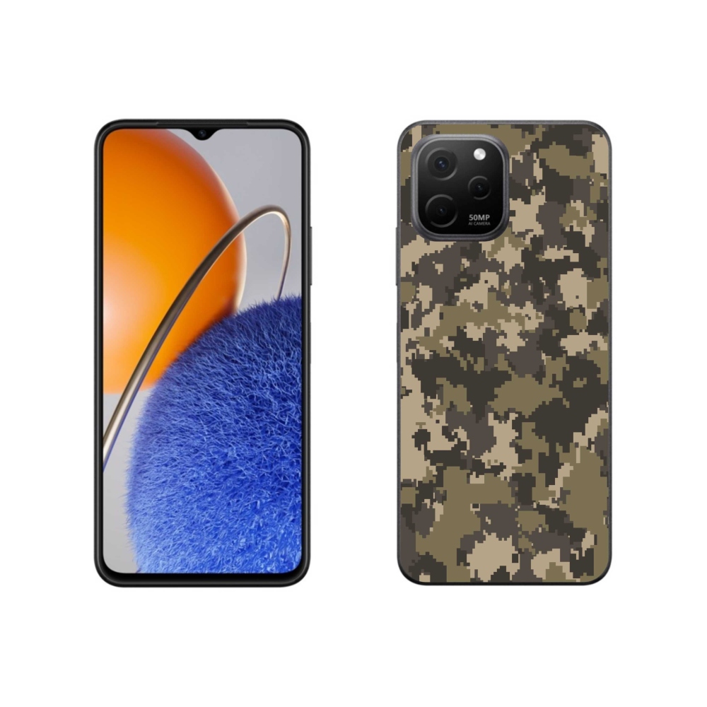 Gél borítás mmCase a Huawei Nova Y61 készülékhez - terepszínű minta 12