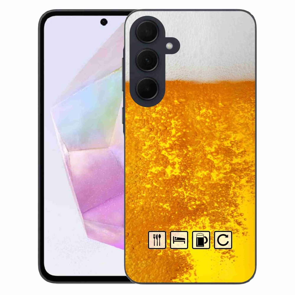 Gél borítás mmCase Samsung Galaxy A35 5G - sör motívum 3