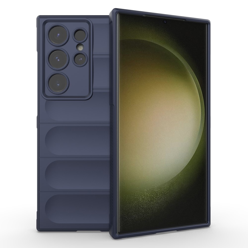 Rugg tartós zselés tok Samsung Galaxy S24 Ultra készülékhez - sötétkék