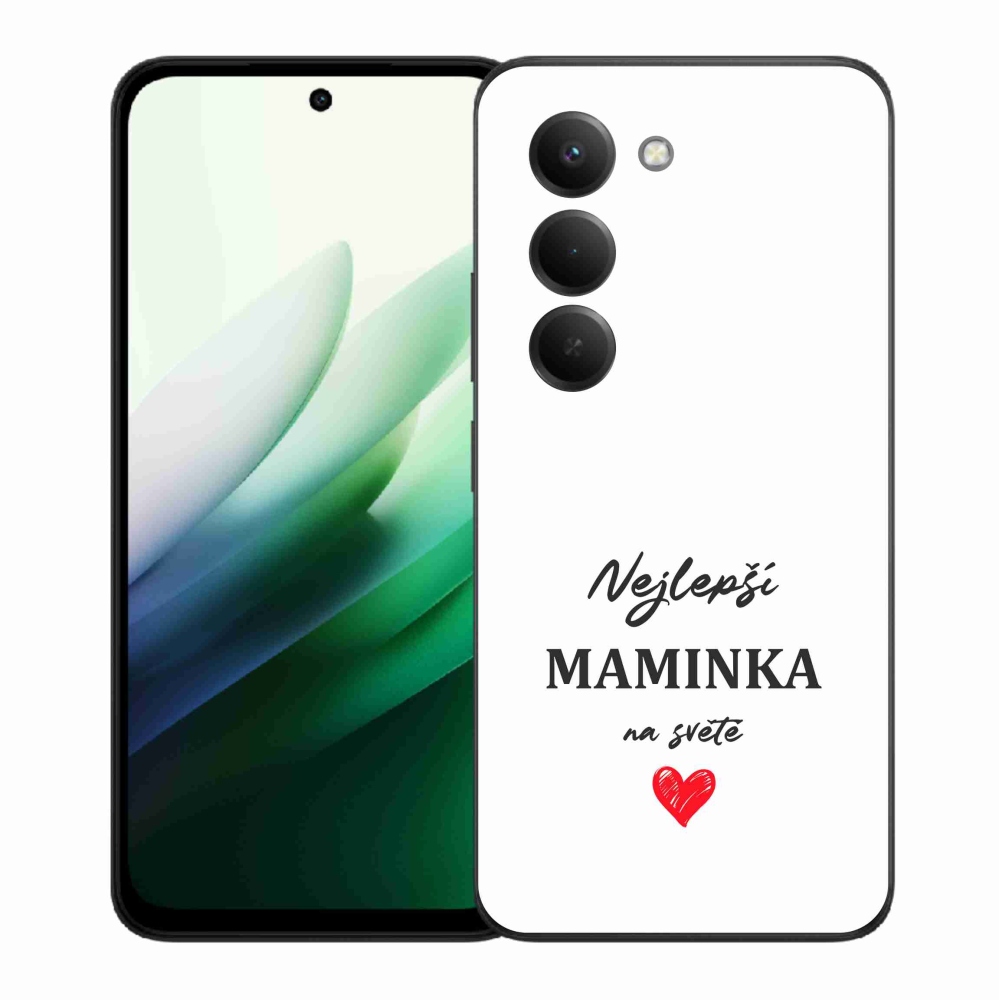 Gél borító mmCase a Xiaomi Redmi 15 5G - legjobb anya 1 fehér háttérrel