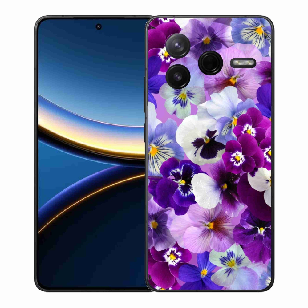 Gél borító mmCase a Xiaomi Poco F7 Pro számára - virágok 9