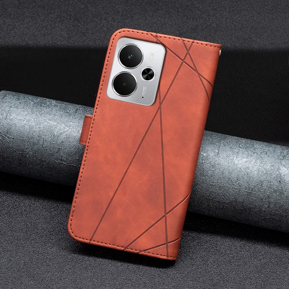 COLOR BNF könyvtáska a Realme 14 5G készülékhez - barna