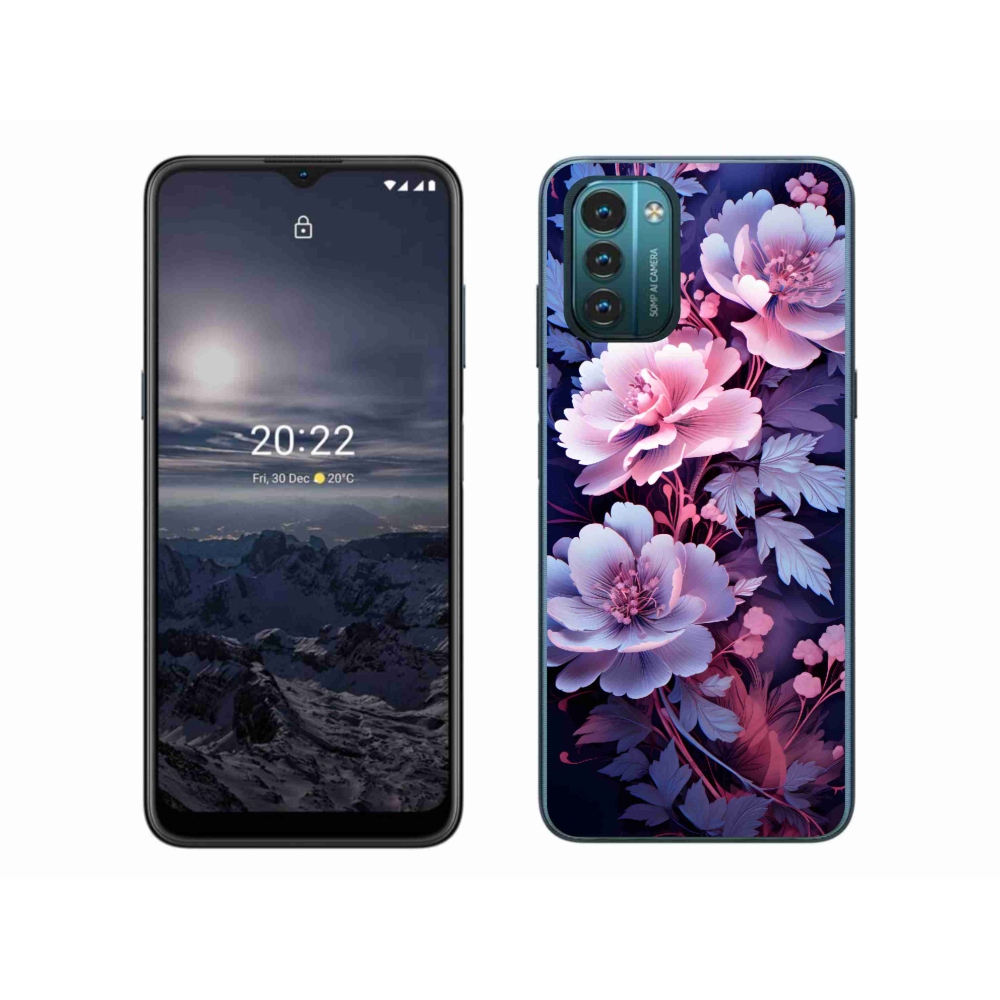 Zselés borítás mmCase a Nokia G11/G21 készülékhez - virágok 11