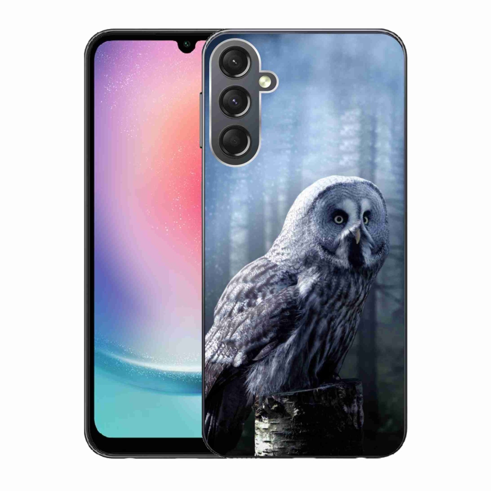 Zselés borítás mmCase Samsung Galaxy A24 készülékhez - bagoly