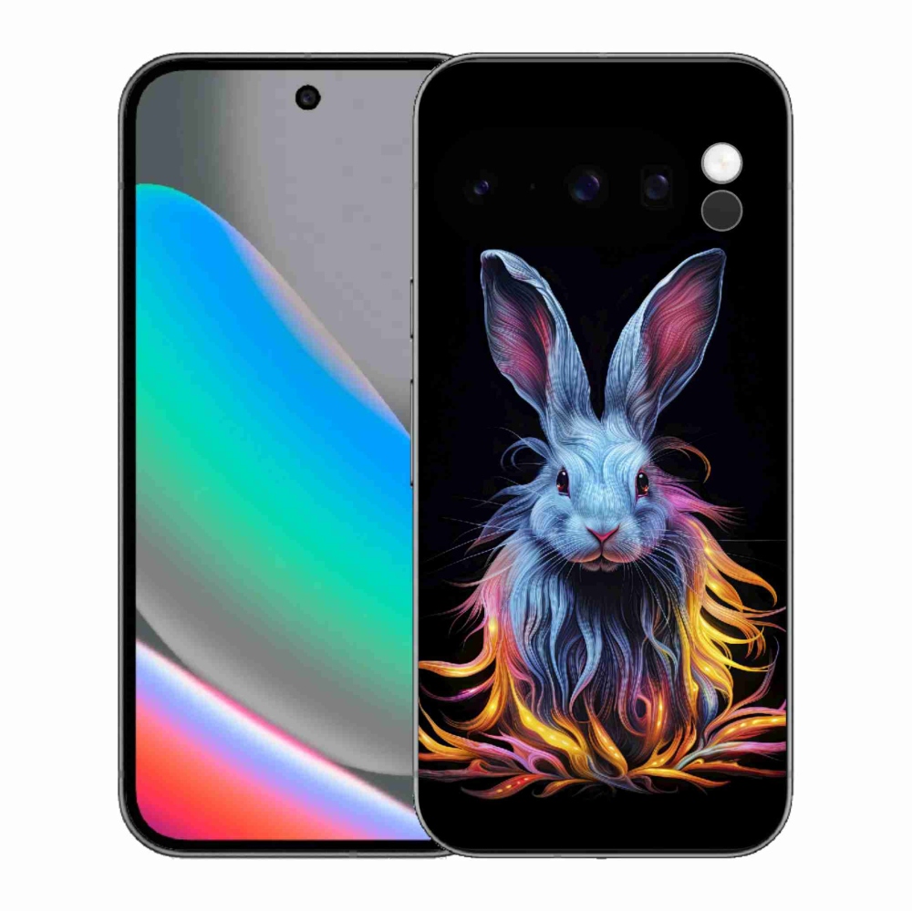 Gél borítás mmCase a Google Pixel 10 Pro számára - absztrakt nyúl