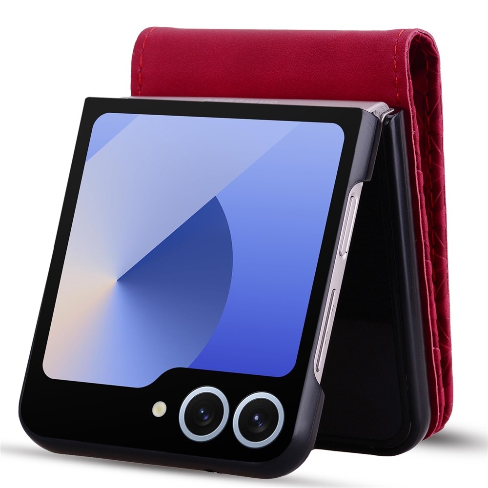 Gridy könyv tok Samsung Galaxy Z Flip7 5G - bordó színű