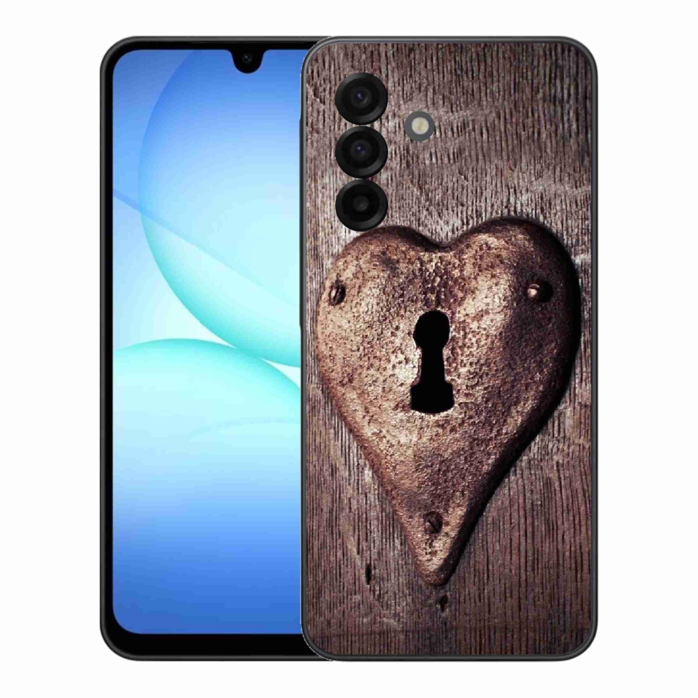 Zselés borítás mmCase Samsung Galaxy A17 4G/5G - szív alakú zár