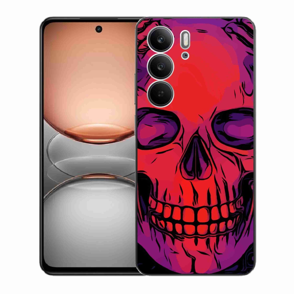 Zselés borítás mmCase a Realme C75 készülékhez - koponya