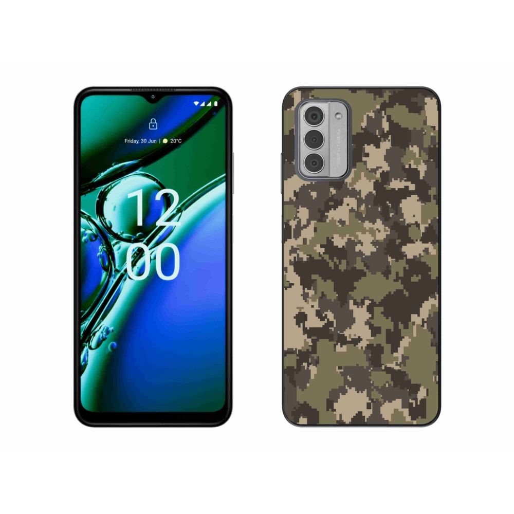 Zselés tok mmCase a Nokia G42 készülékhez - terepszínű minta 12
