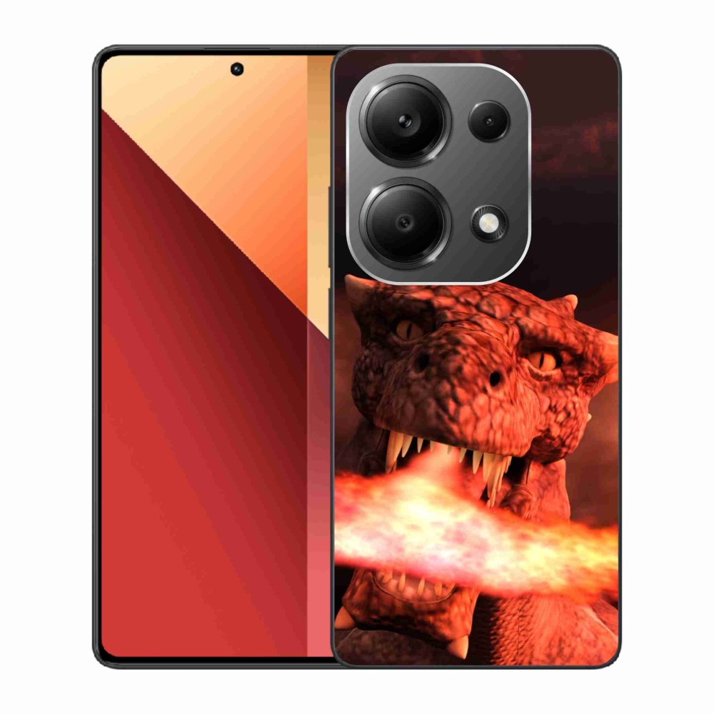 Gél borítás mmCase a Xiaomi Redmi Note 13 Pro 4G/Poco M6 Pro - sárkányhoz