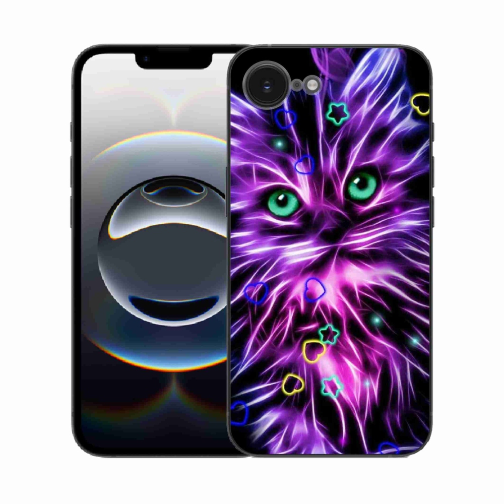 Zselés borítás mmCase iPhone 16e készülékhez - absztrakt macska
