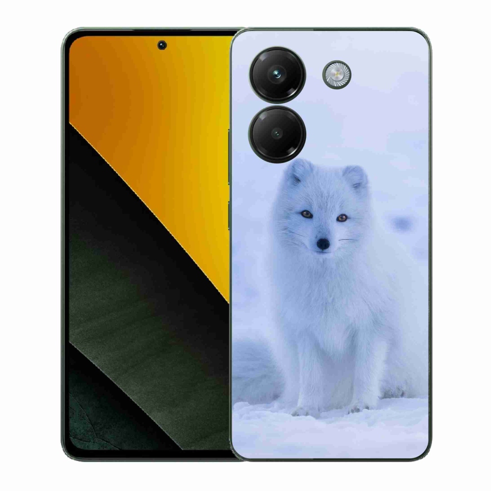 Gél borítás mmCase a Xiaomi Poco M7 Pro 5G-hez - polár róka