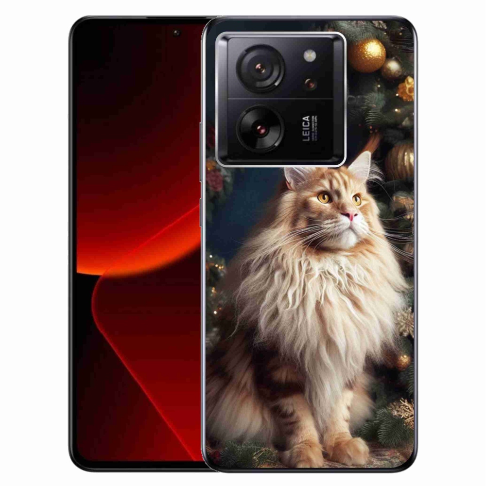 Gél borítás mmCase a Xiaomi 13T/13T Pro számára - macska a fánál