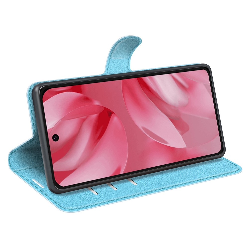 Litchi könyv tok a Google Pixel 10 számára - kék