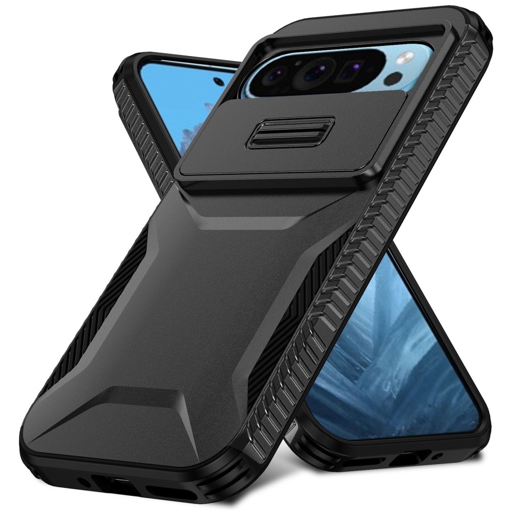 Fedél ellenálló borítás a Google Pixel 9/9 Pro készülékhez - fekete