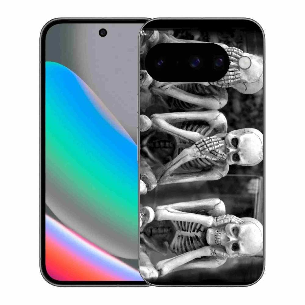 Gél borítás mmCase a Google Pixel 10 számára - csontvázak