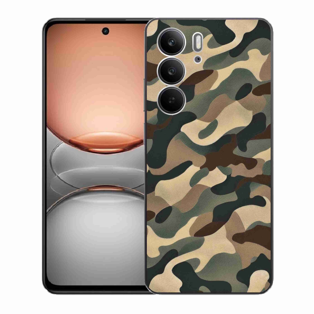 Gél borítás mmCase a Realme C75 készülékhez - álcázó minta 11