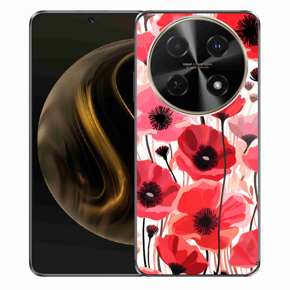 Gél borítás mmCase a Huawei Nova 12i készülékhez - mákos 1