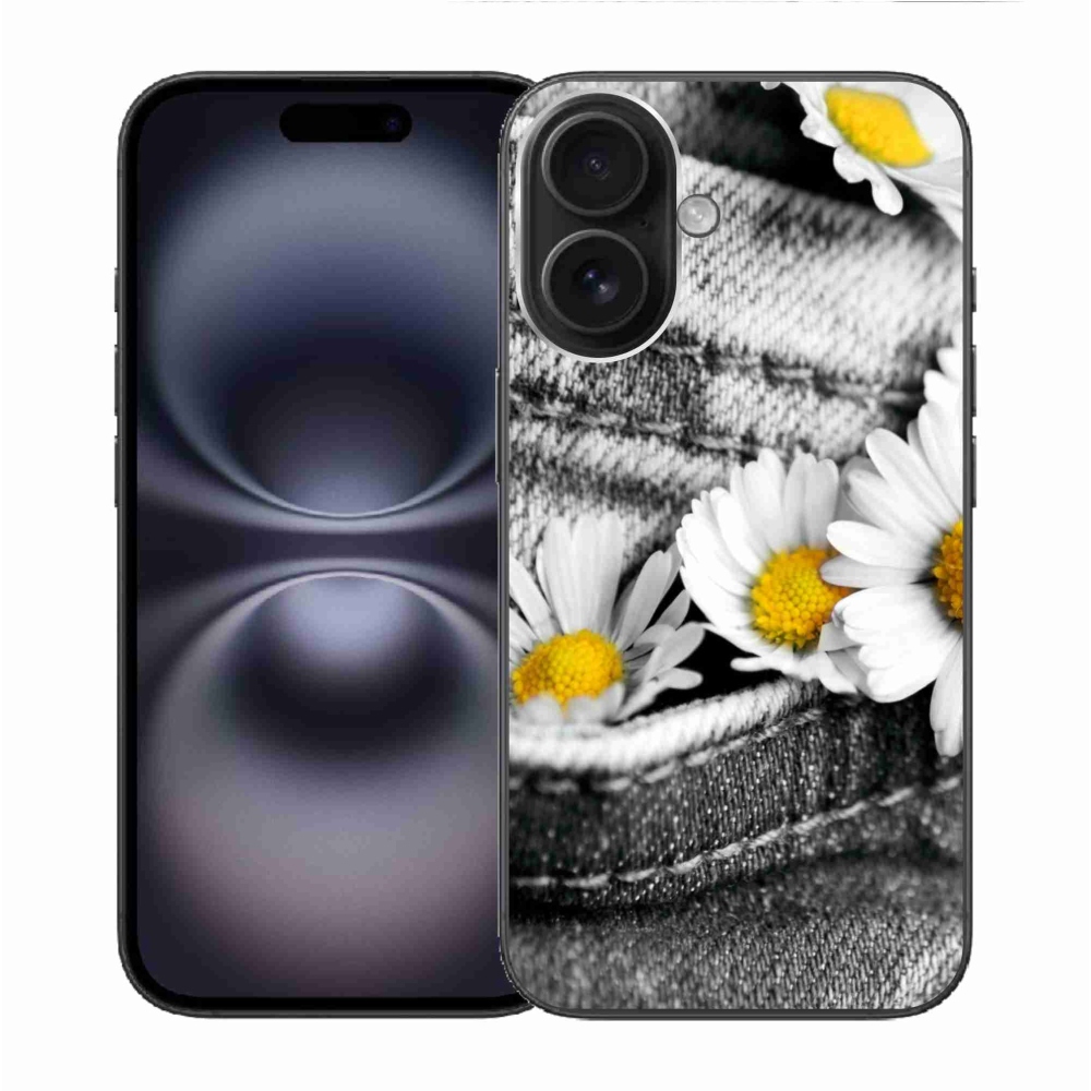 Gél tok mmCase iPhone 16 készülékhez - százszorszépek