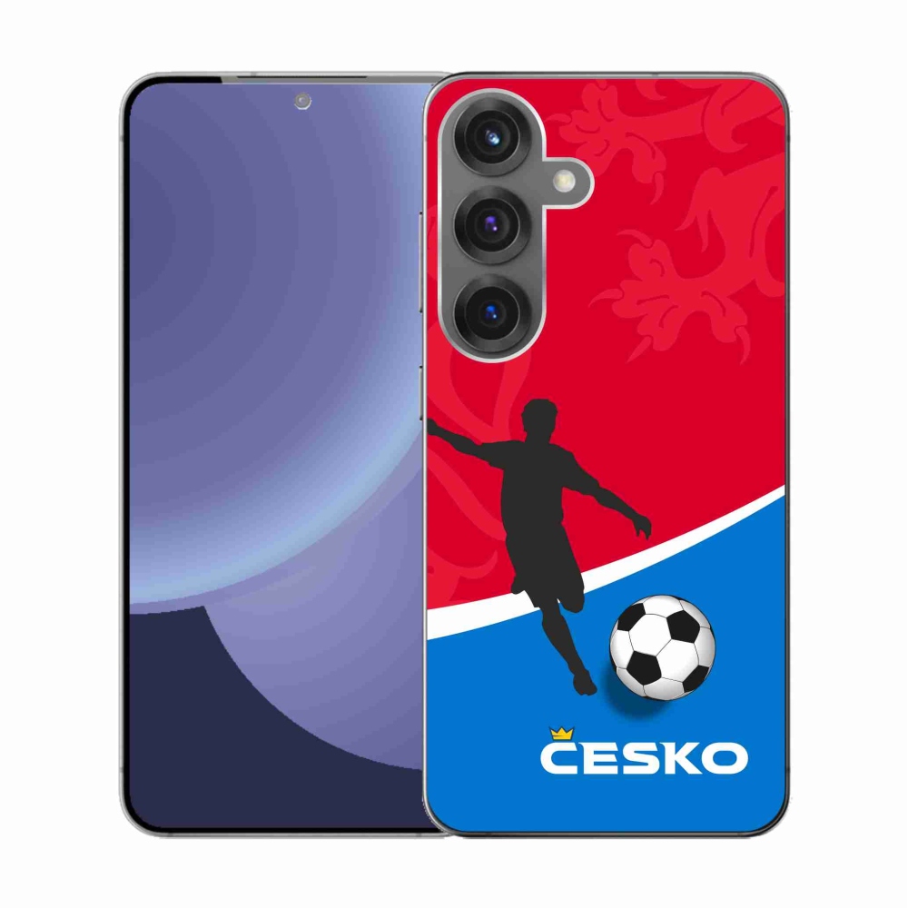 Gél borítás mmCase Samsung Galaxy S25 - futball Csehország