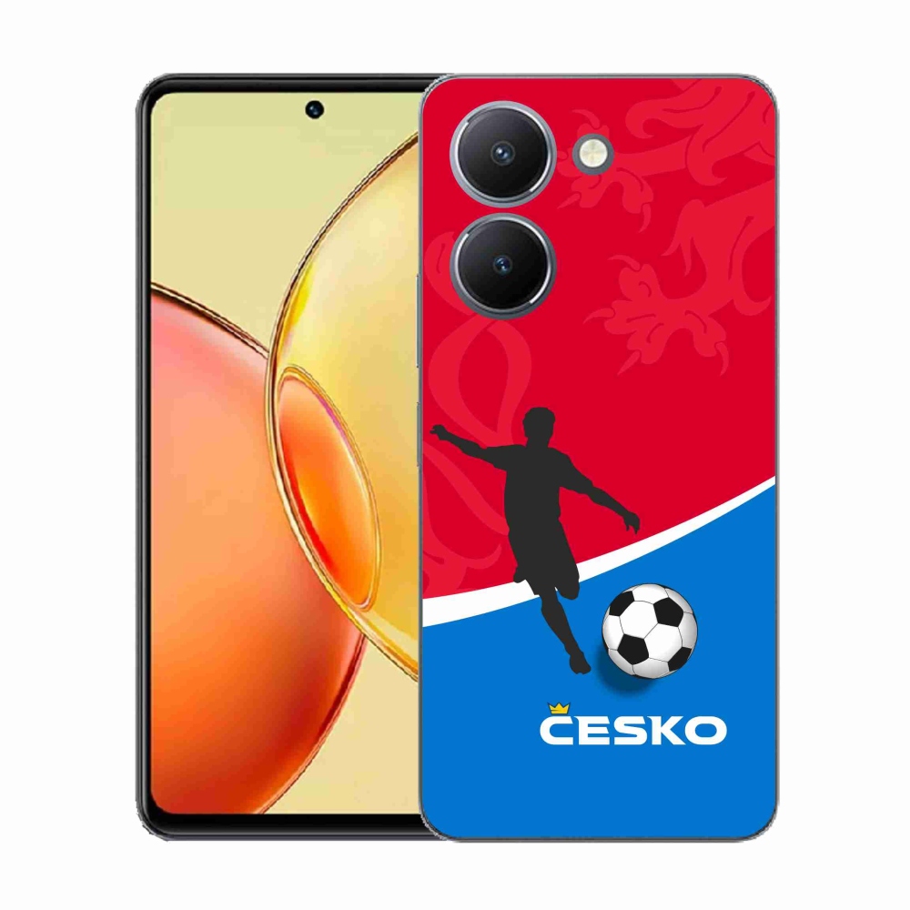 Gél borítás mmCase for Vivo Y36 - foci Csehország