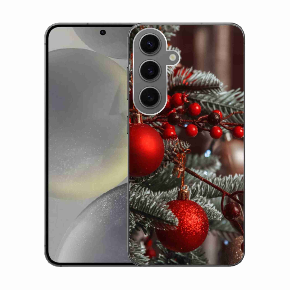 Gél borítás mmCase Samsung Galaxy S24 készülékhez - karácsonyi dekoráció 2
