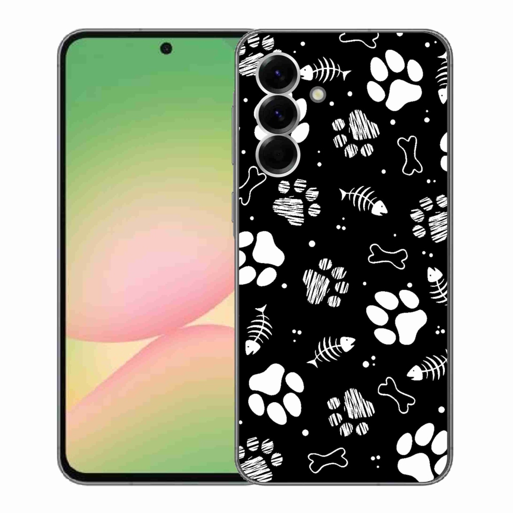 Zselés borítás mmCase Samsung Galaxy A56 5G - kutyamancsok