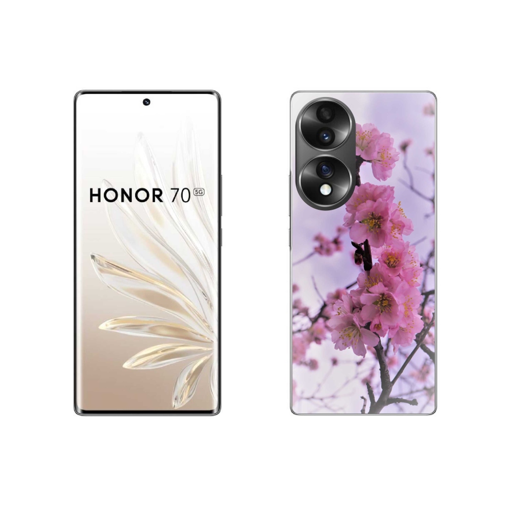 Zselés borítás mmCase a Honor 70 - virágokhoz 7