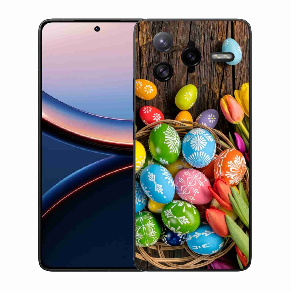 Gél borítás mmCase a Xiaomi Poco F7 Ultra számára - Húsvéti tojások