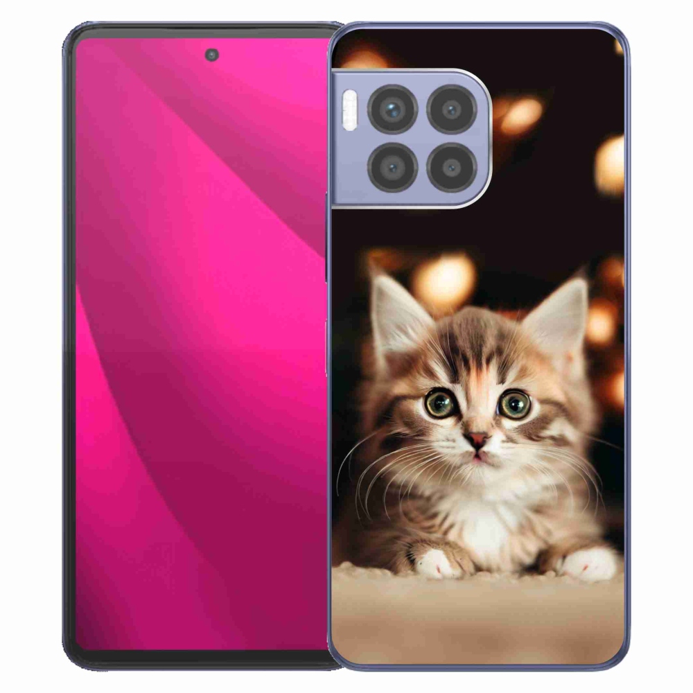 Zselés borítás mmCase a T-Mobile T Phone 2 Pro készülékhez - aranyos cica 2