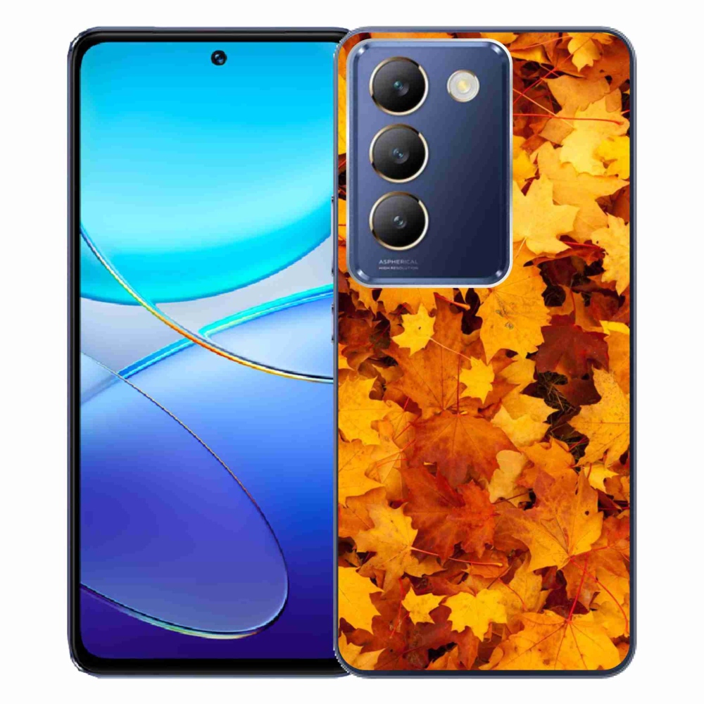 Gél borítás mmCase a Vivo V40 SE 4G/5G készülékhez - juharlevelek