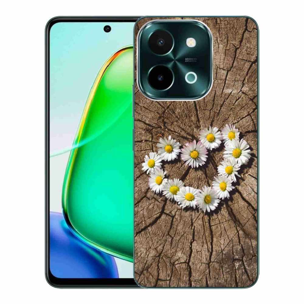 Gél borítás mmCase a Vivo Y28-hoz - Százszorszép szív