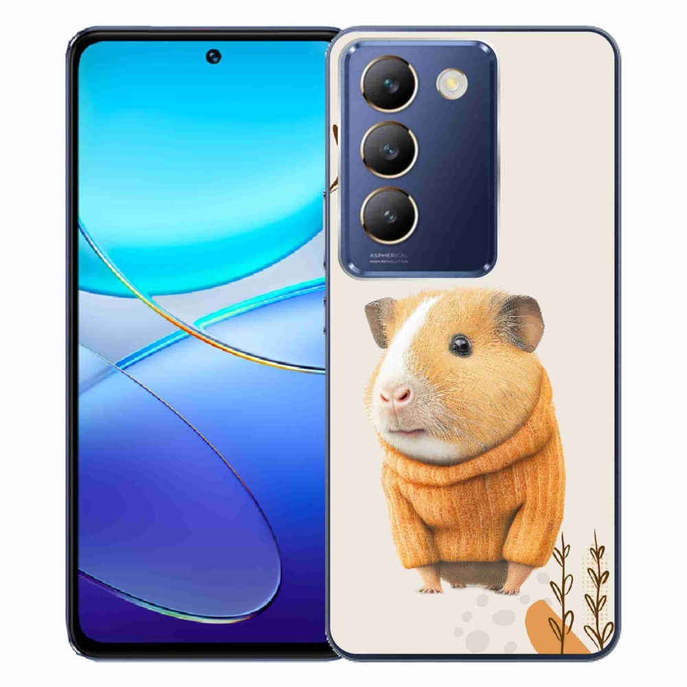 Gél borító mmCase a Vivo V40 SE 4G/5G készülékhez - tengerimalac a pulóverben