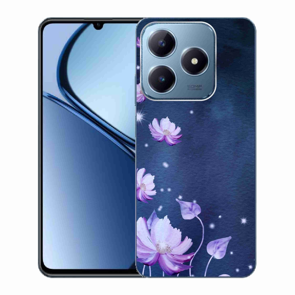 Gél tok mmCase a Realme C63 készülékhez - hulló virágok