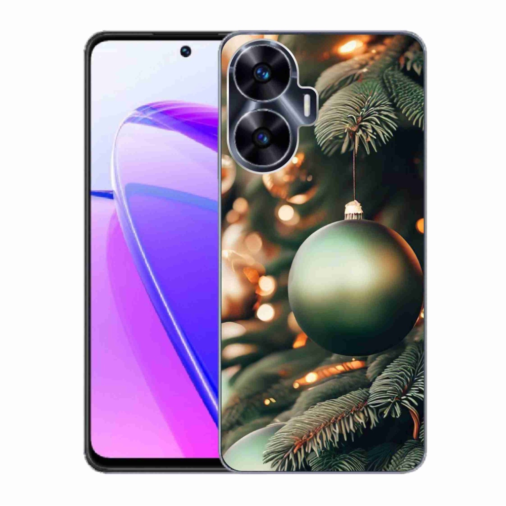 Gél borítás mmCase a Realme C55 készülékhez - Karácsonyi dekorációk 1