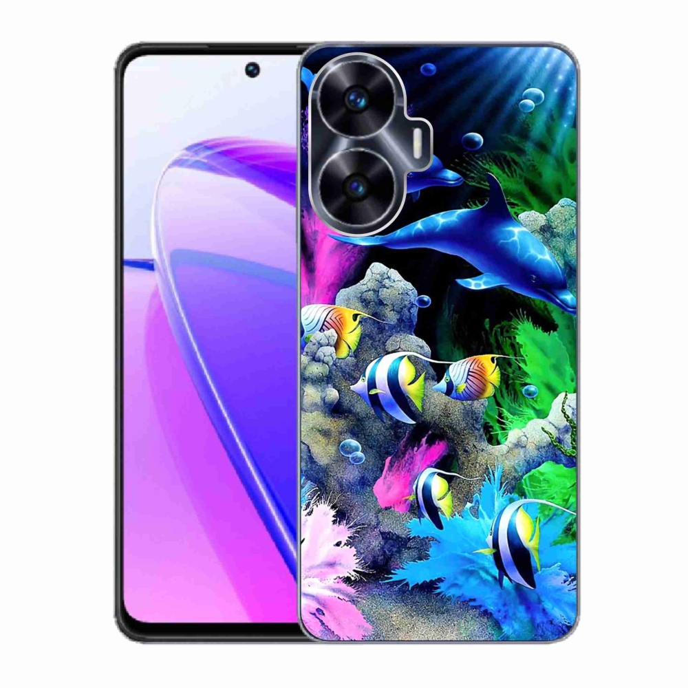 Gél tok mmCase a Realme C55 készülékhez - Tengeri világ