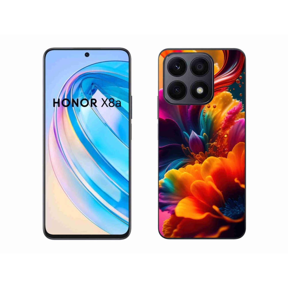 Zselés borítás mmCase a Honor X8a számára - absztrakt motívum 2