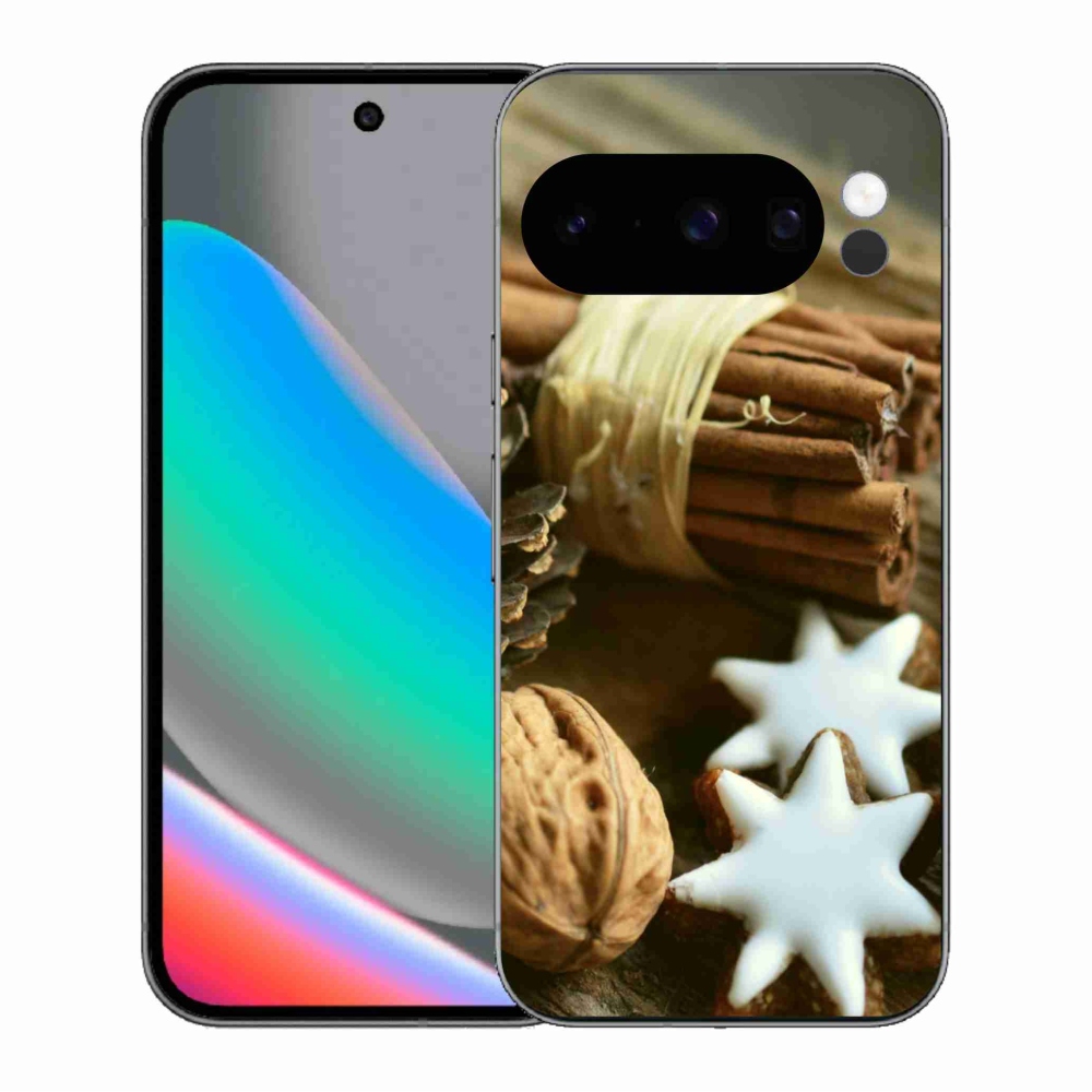 Gél borítás mmCase a Google Pixel 10 Pro számára - fahéj és mézeskalács