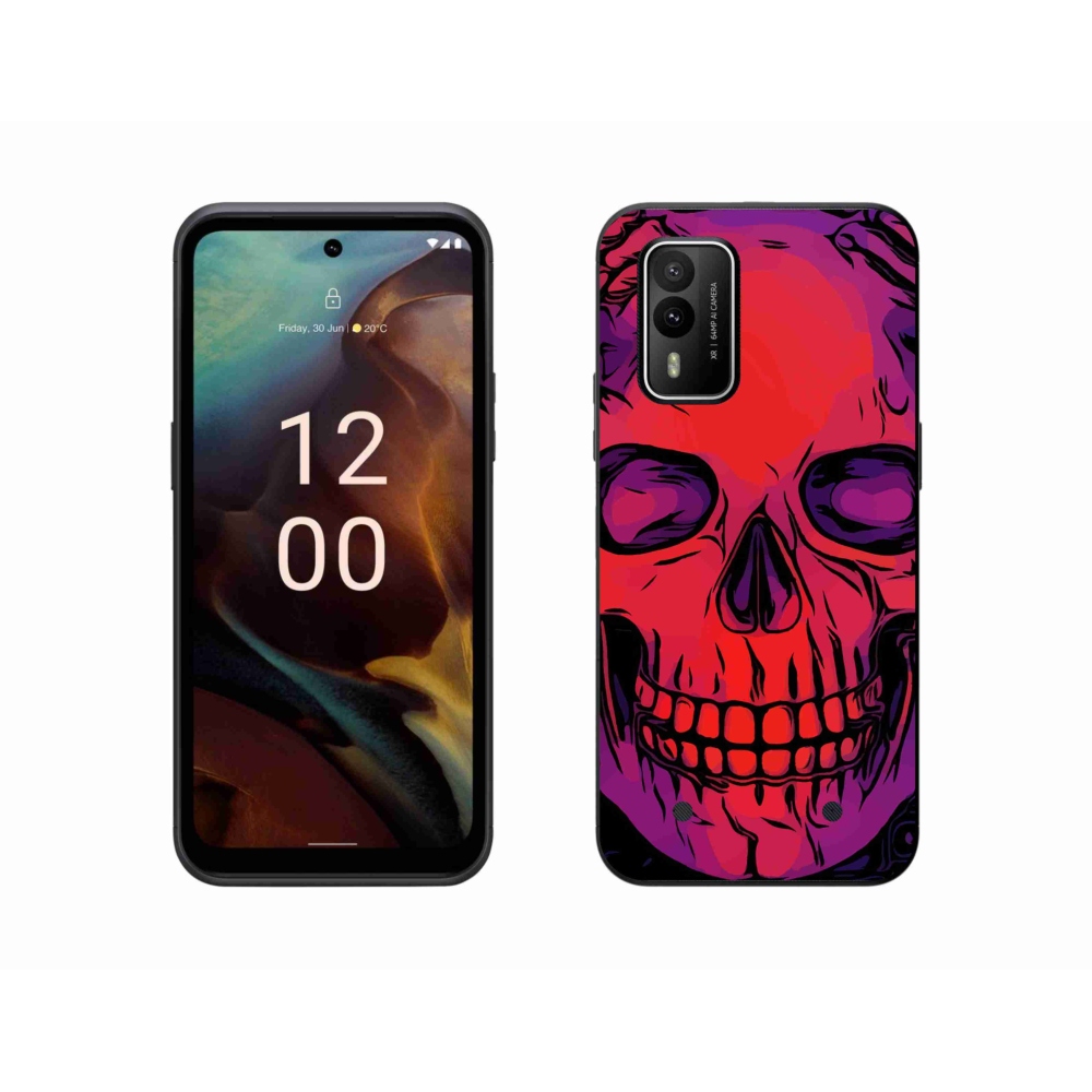 Gél tok mmCase a Nokia XR21 készülékhez - koponya