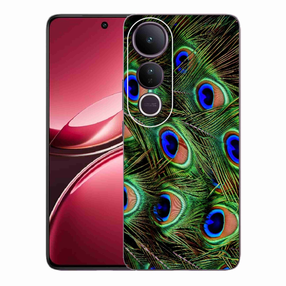 Gél borítás mmCase a Vivo V50 Lite 4G/5G készülékhez - pávatoll