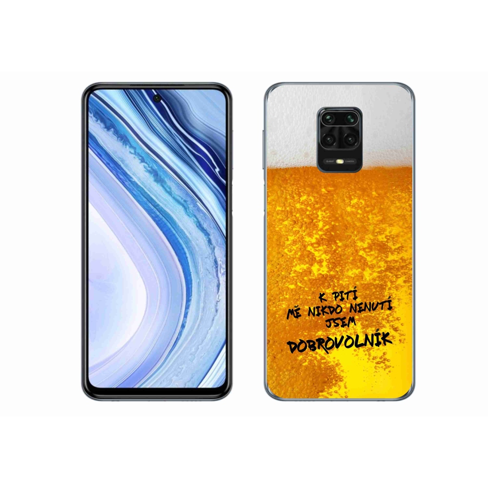 Gél borítás mmCase a Xiaomi Redmi Note 9 Pro számára - sör motívum 4