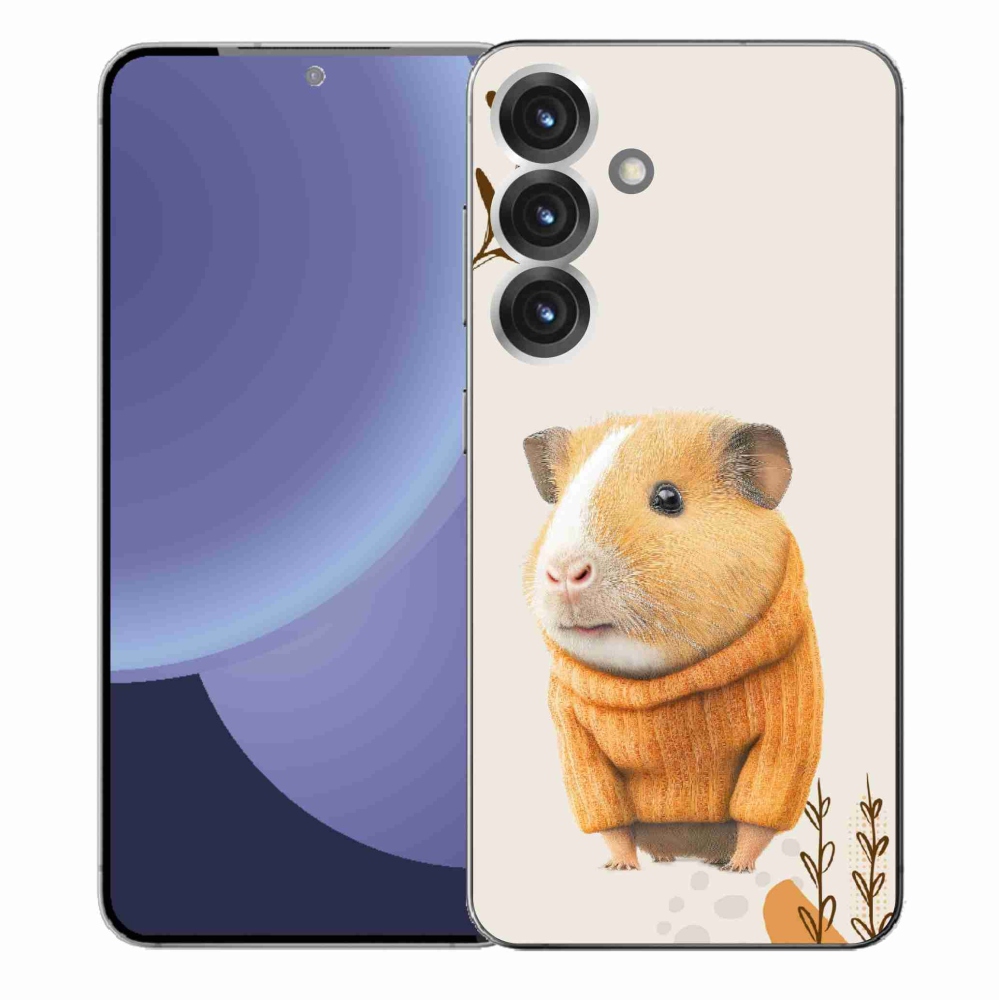 Gél borítás mmCase Samsung Galaxy S25+ készülékhez - tengerimalac pulóverben