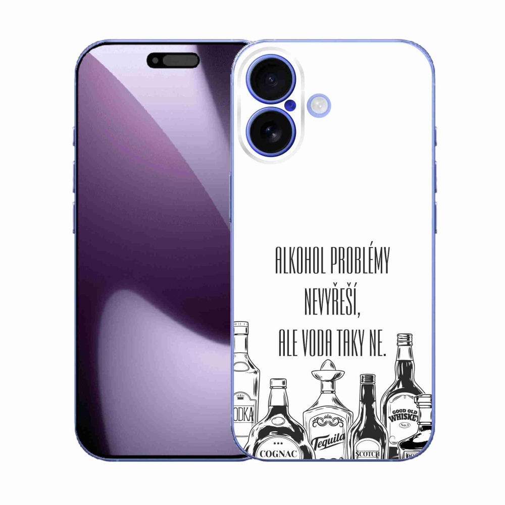 Gél borító mmCase iPhone 17 készülékhez - vicces szöveg fehér háttérrel