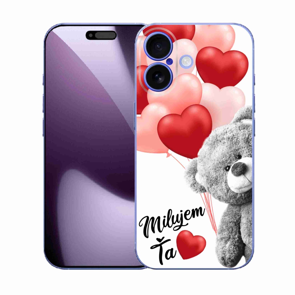 Gél borítás mmCase iPhone 17 készülékhez - I love you en