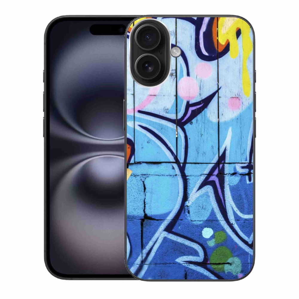 Zselés borítás mmCase iPhone 16 Plus készülékhez - graffiti