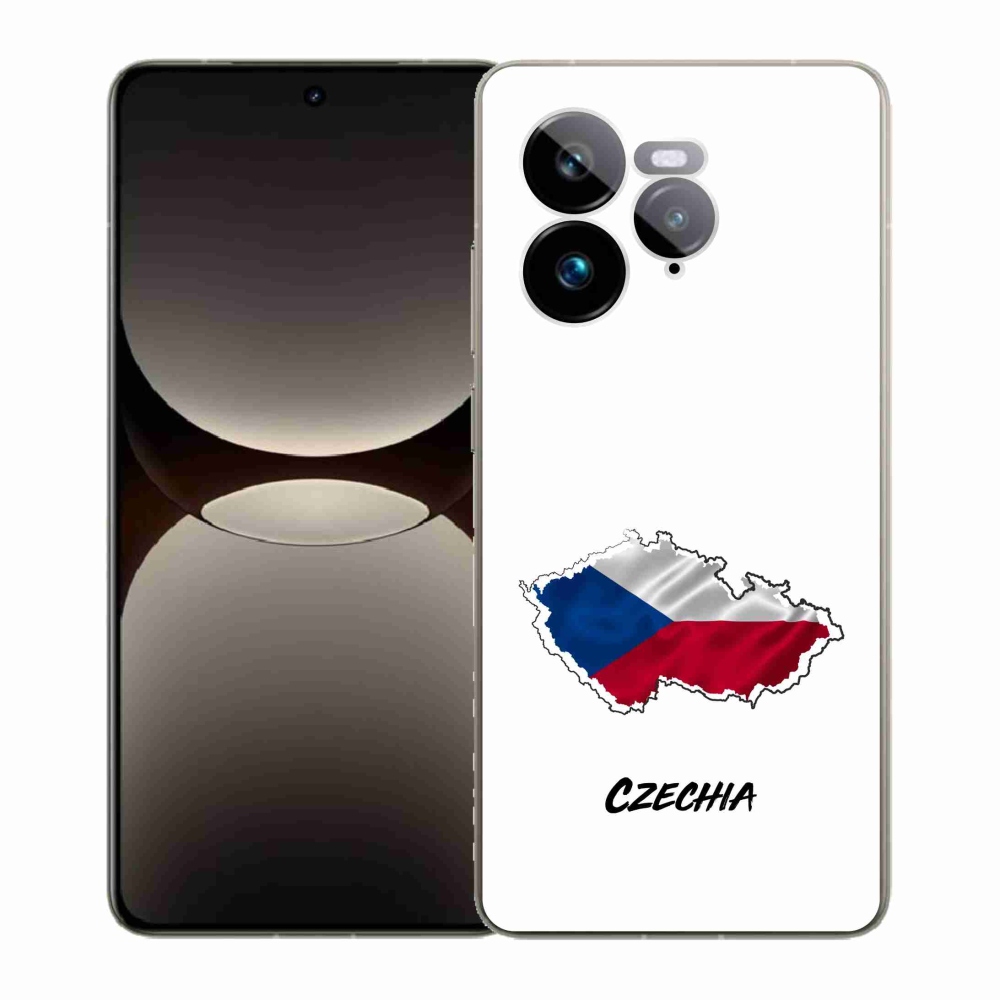 Gél borítás mmCase a Realme GT 7 Pro 5G-n - Csehország fehér háttér