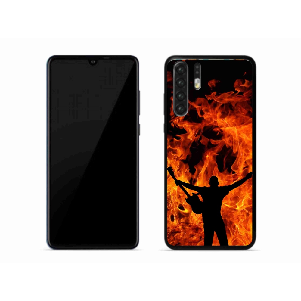Gél borító mmCase mobil Huawei P30 Pro - zenész és tűz