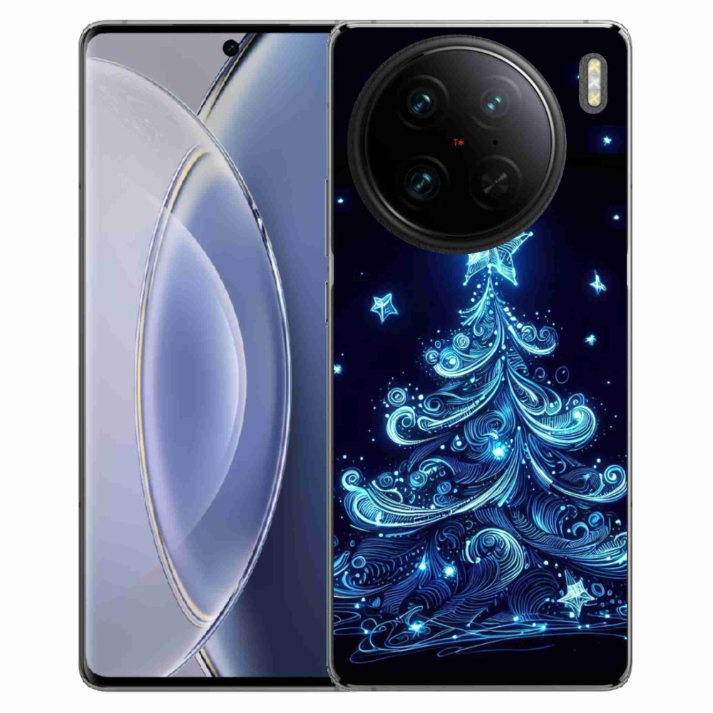 Gél borítás mmCase a Vivo X90 Pro-hoz - neon karácsonyfa 4